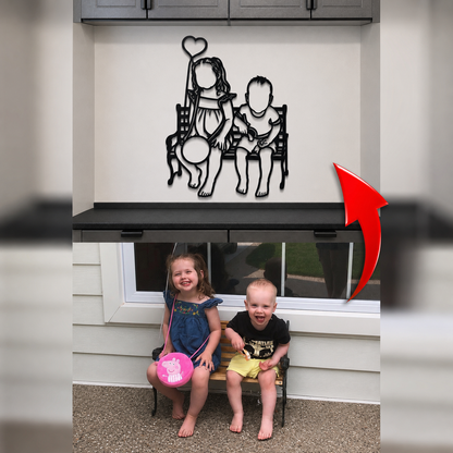 SPECIAL CUSTOM: YOUR PERSONALIZED METAL WALL ART - MTN0001