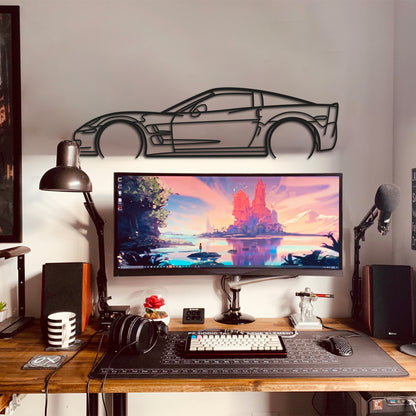 Corvette C6 ZR1 Metal Car Wall Art - MT0919