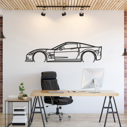 Corvette C6 ZR1 Metal Car Wall Art - MT0919