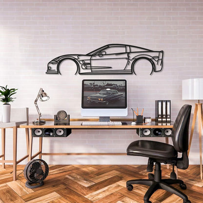 Corvette C6 ZR1 Metal Car Wall Art - MT0919