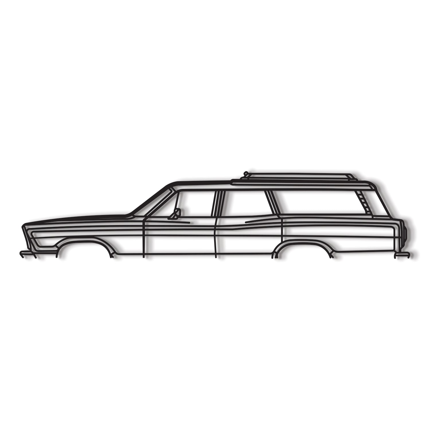 1967 Country Squire Metal Car Wall Art - MT0096