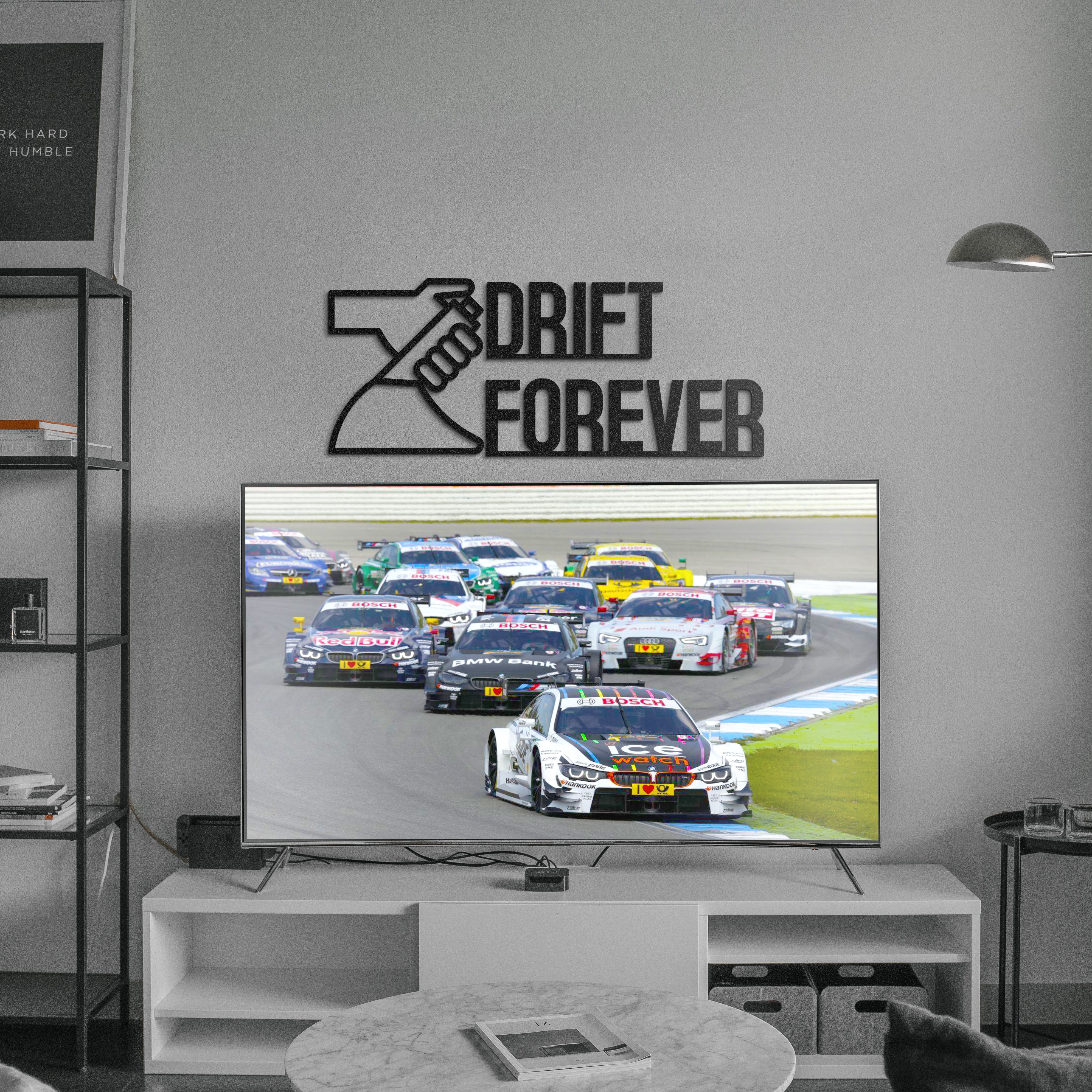 Drift Forever Metal Car Culture Wall Art - MT1232