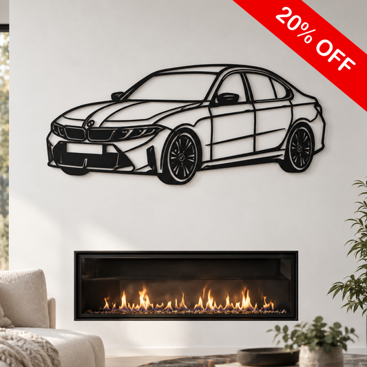 2026 G50 Generation Perspective Metal Car Wall Art-MT1503