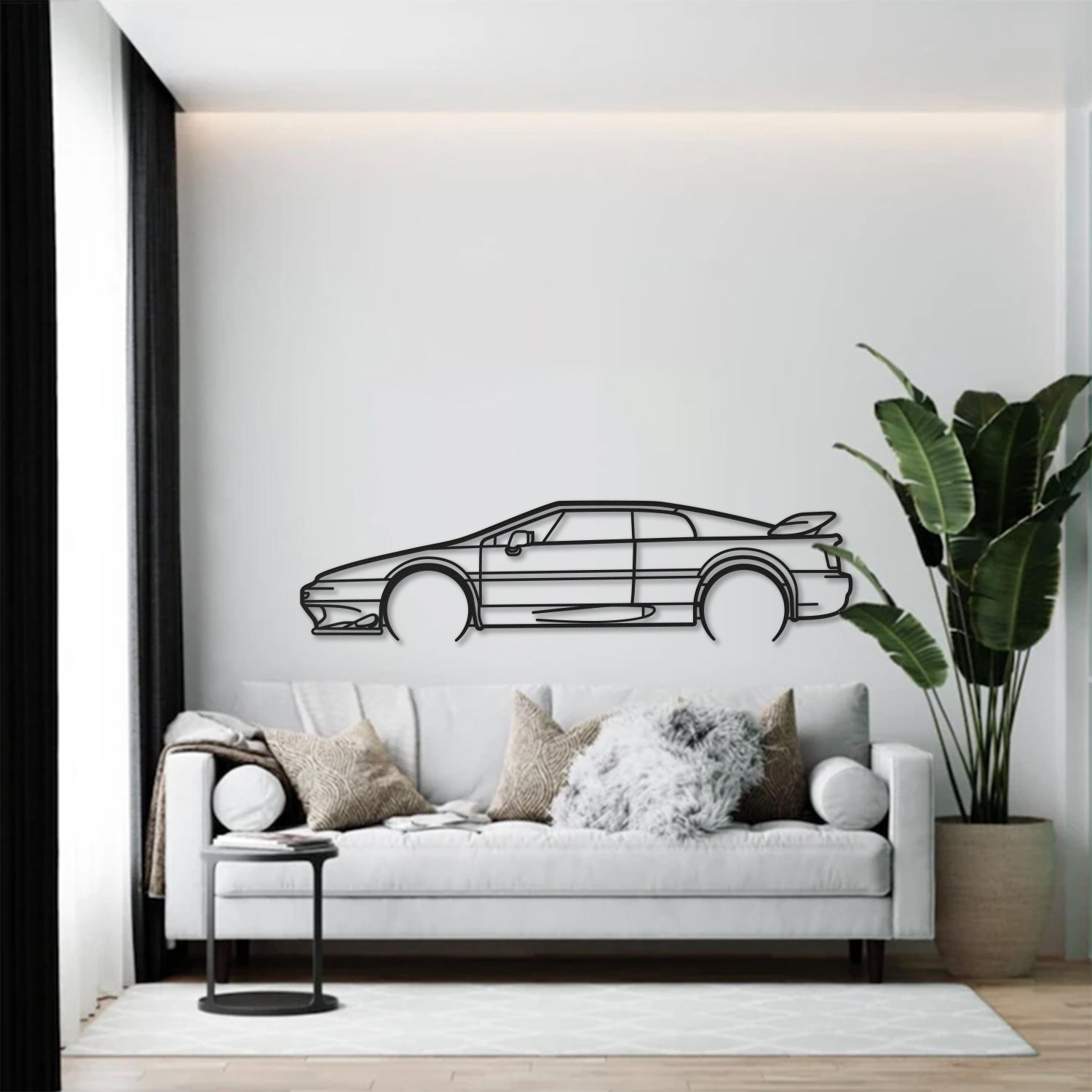 Esprit Turbo Detailed Metal Car Wall Art - MT964