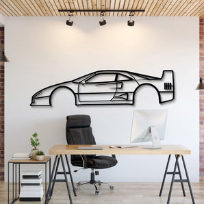 F40 Metal Car Wall Art - MT0972