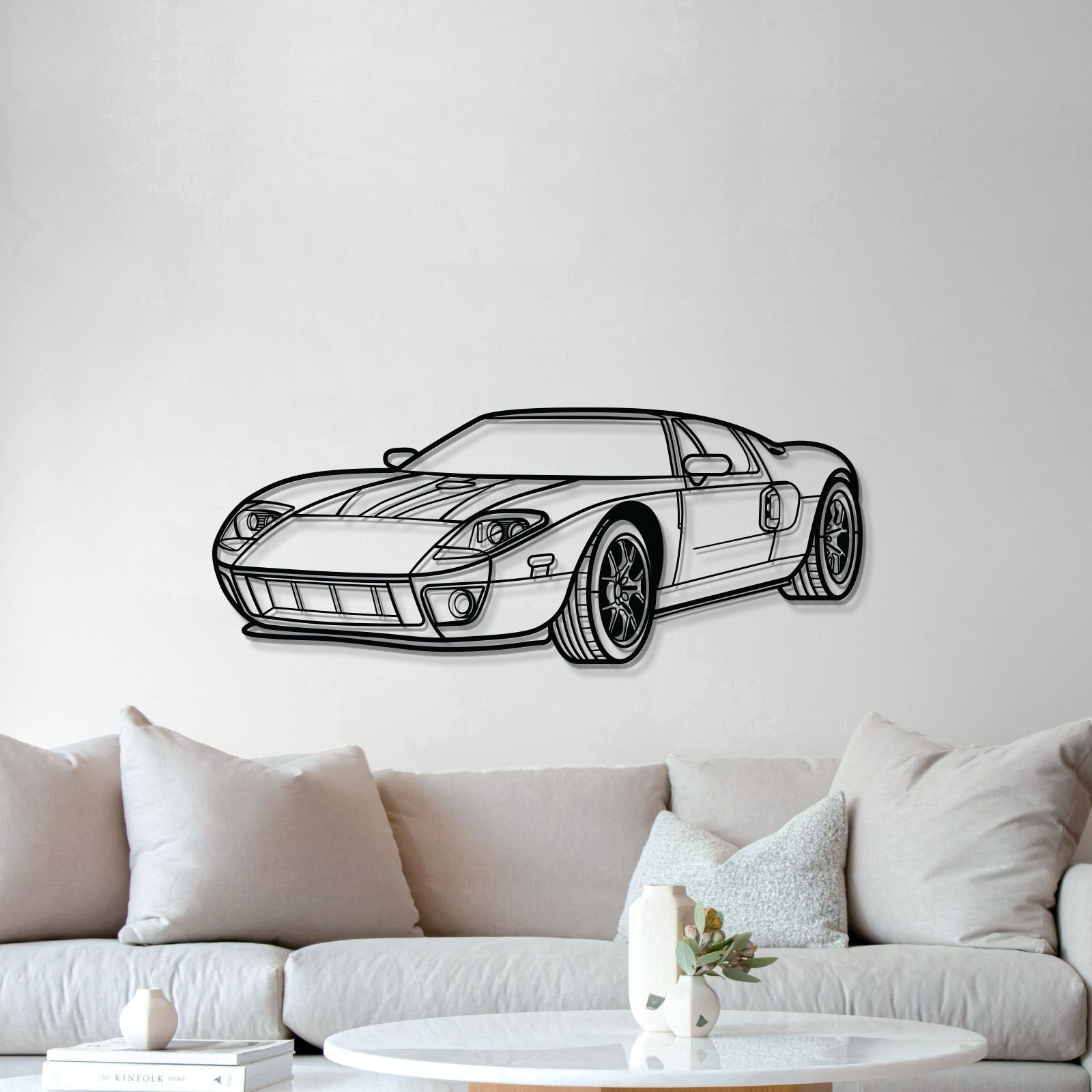 GT Perspective Metal Car Wall Art - MT1127