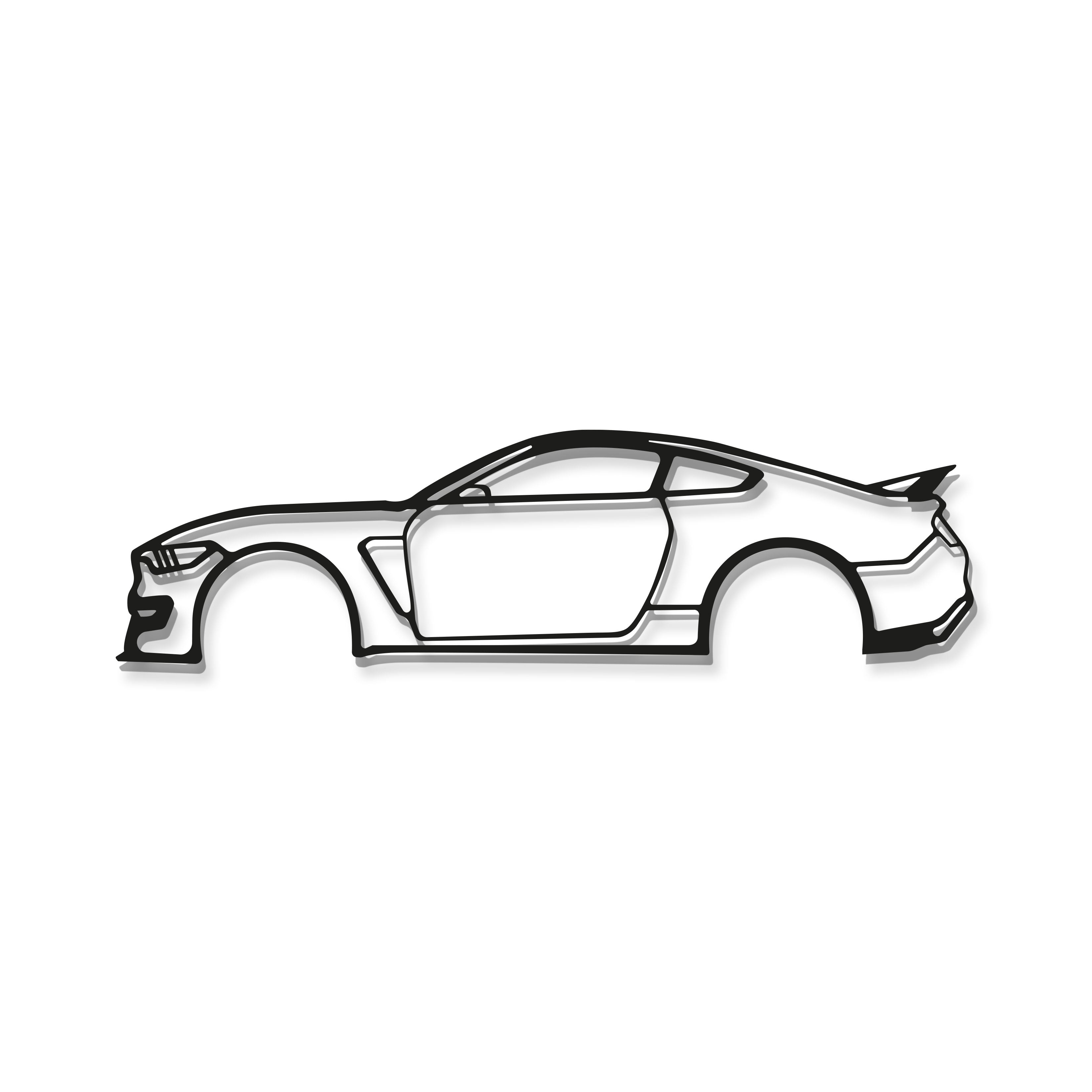 Mustang Metal Car Wall Art - MT1061