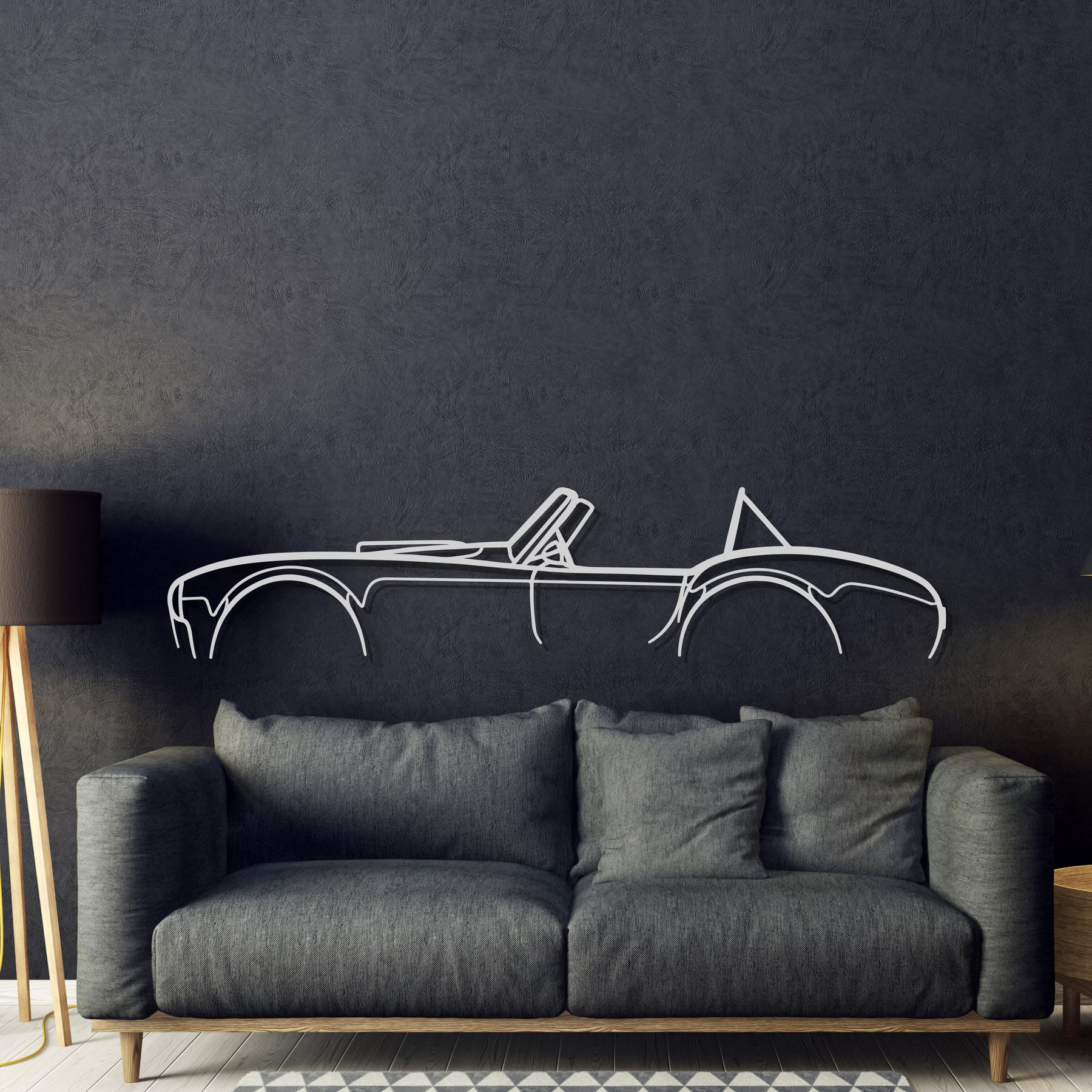 Cobra 427 Metal Car Wall Art - MT0904