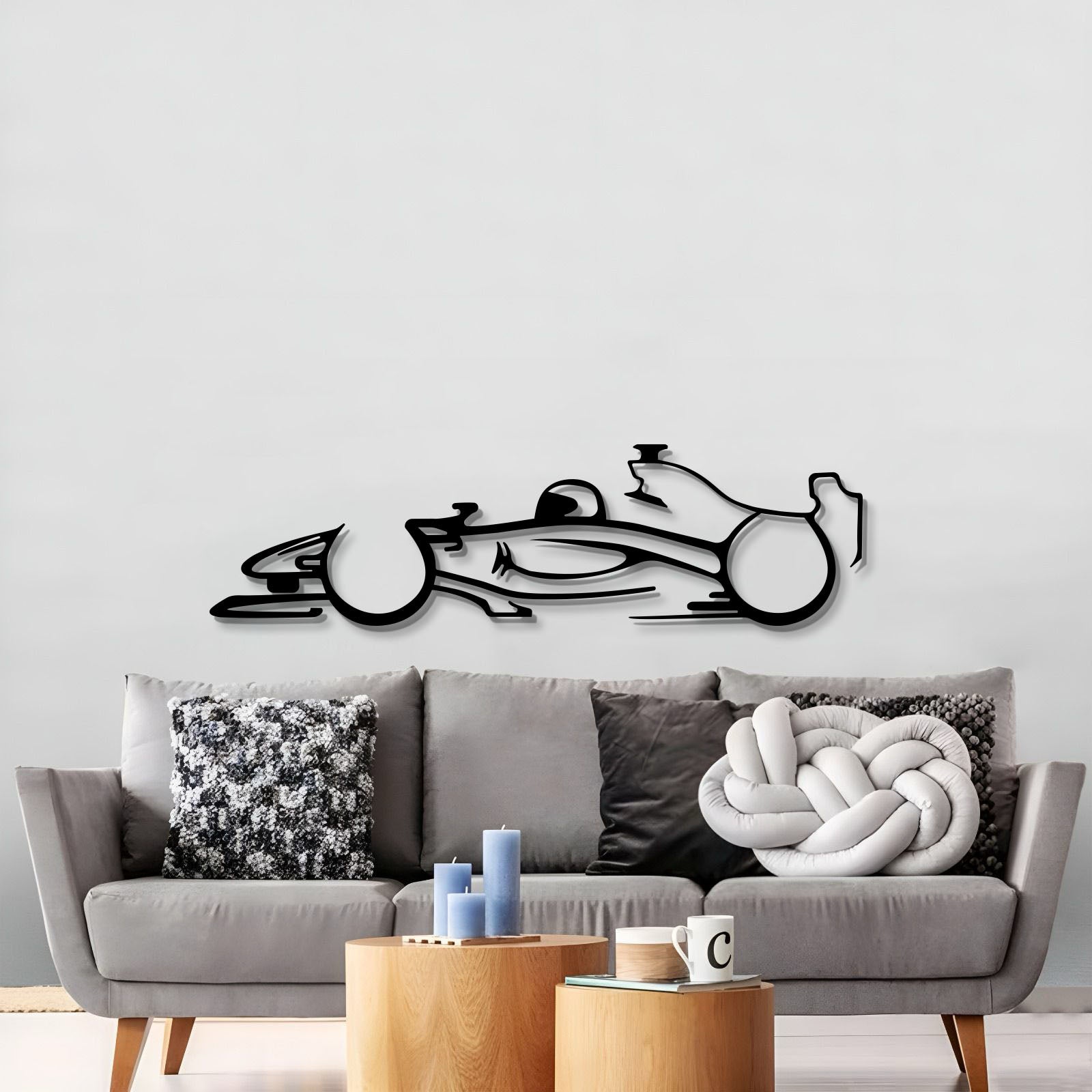 Formula 1 Metal Car Wall Art - Kids Room Edition - MT0981