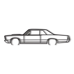 1965 GTO Metal Car Wall Art - MT0074