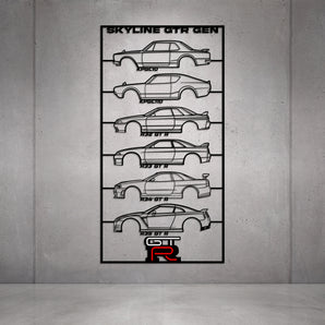 GTR Gen's Metal Neon Car Wall Art - MTN0275