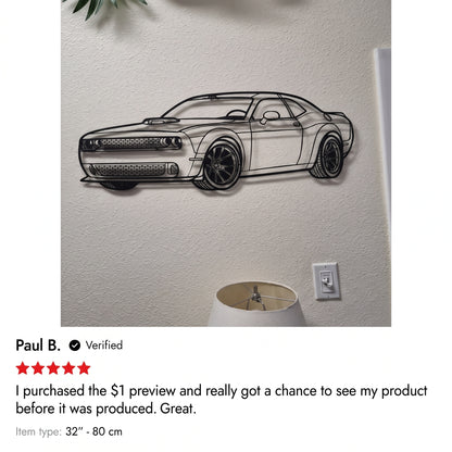 $1 Custom Design Preview: See Your Design Before You Buy (Cars & Motorcycles Only)