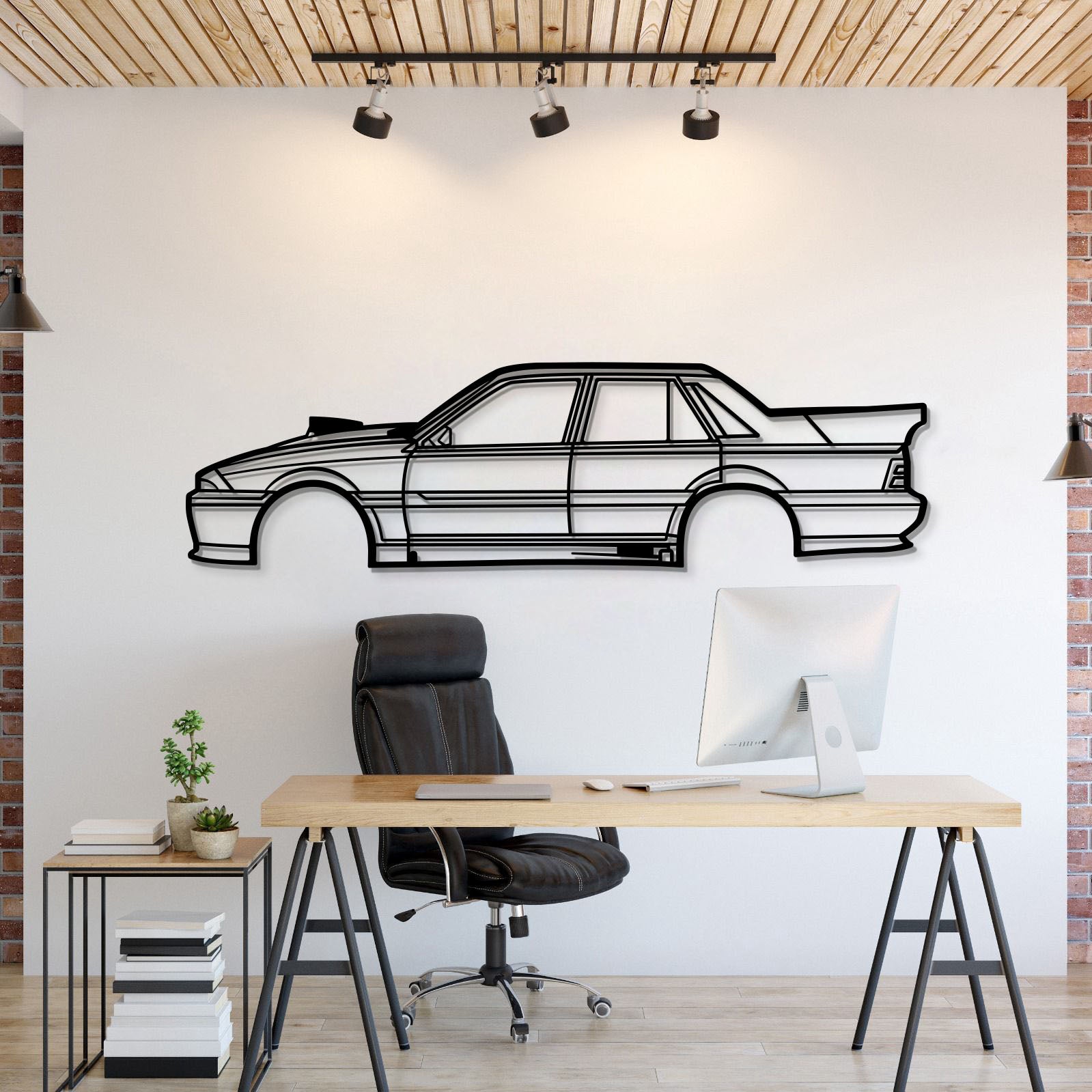 Blown 355 2Angry Metal Car Wall Art - MT0891