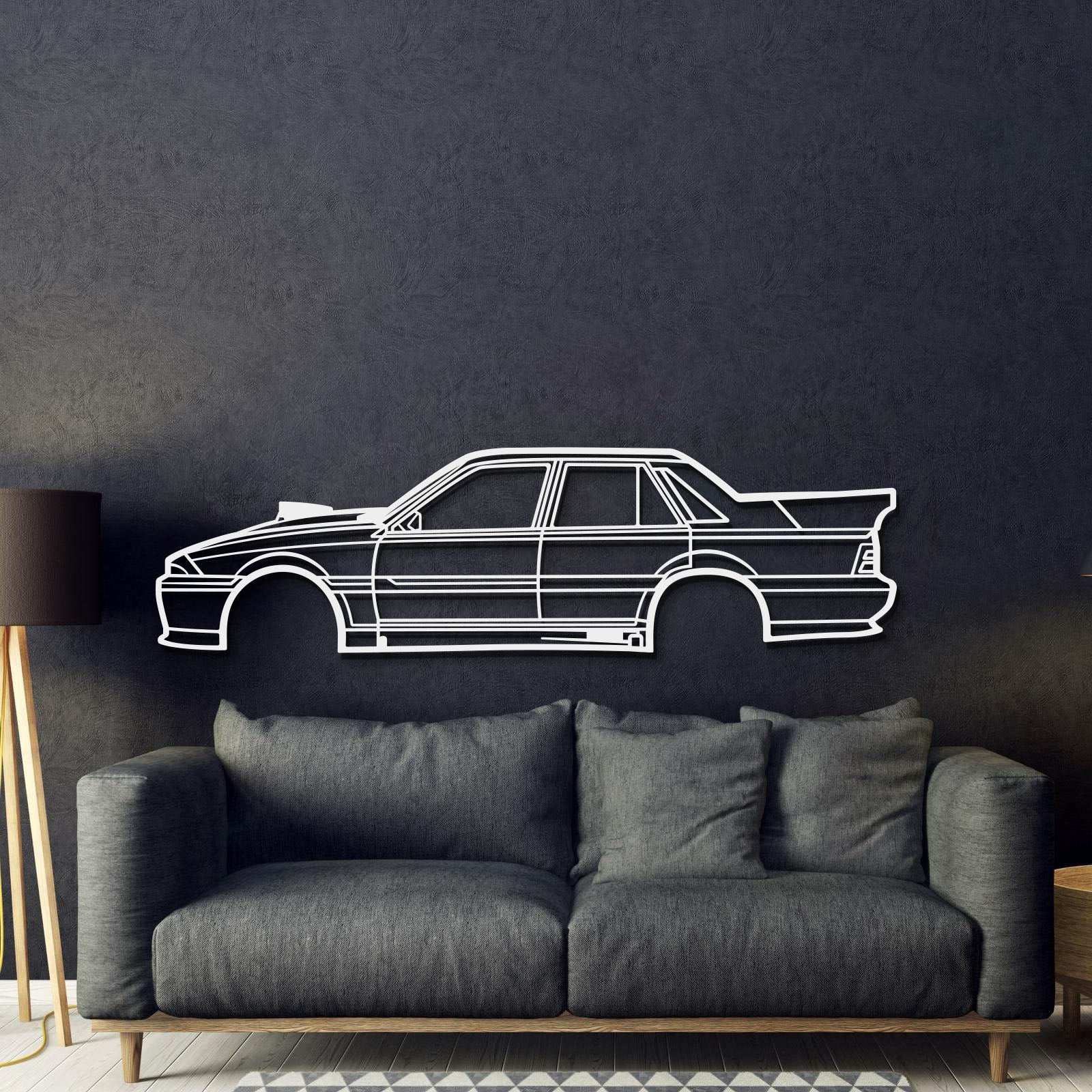 Blown 355 2Angry Metal Car Wall Art - MT0891