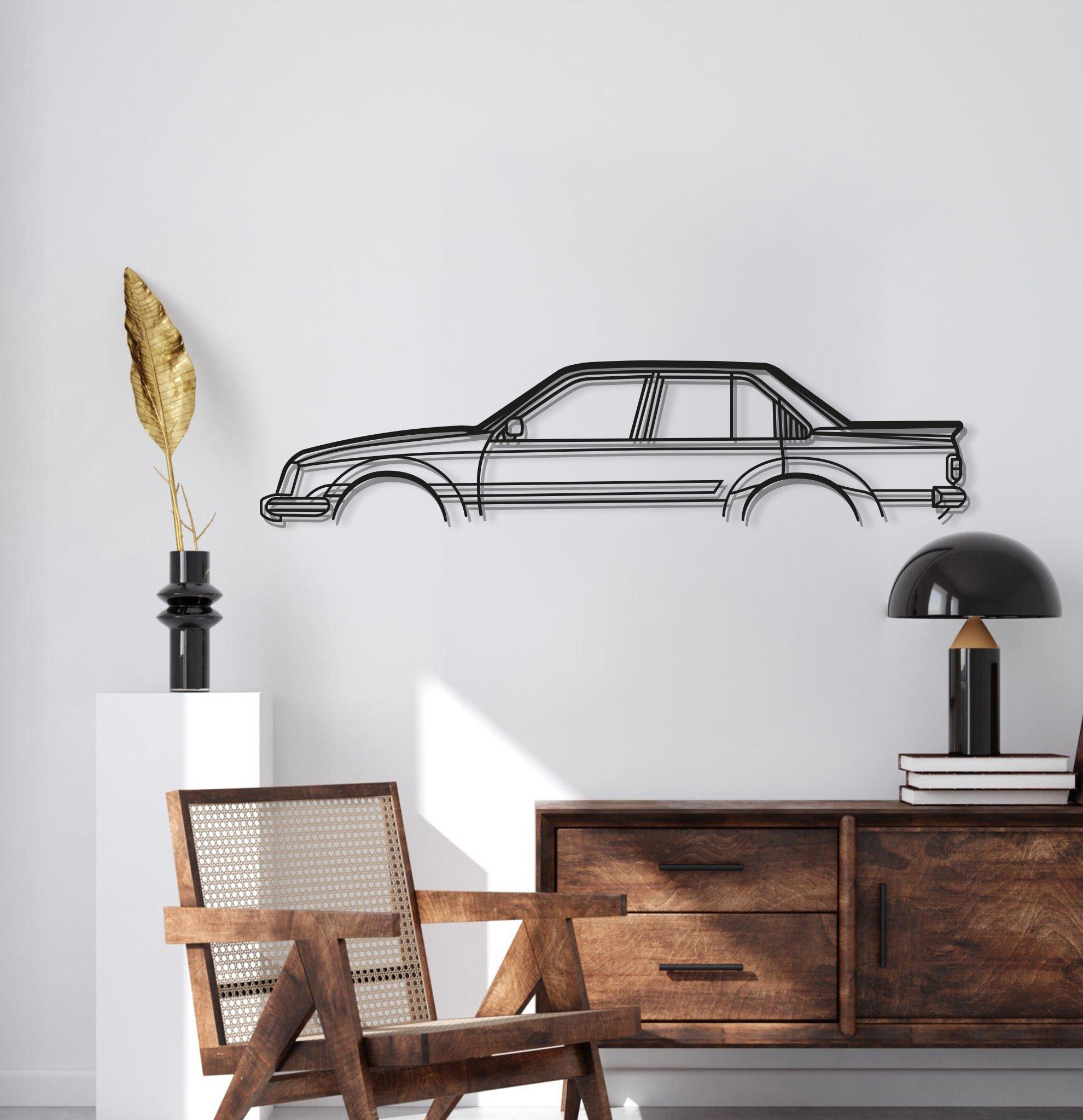 Commodore VC Brock Metal Car Wall Art - MT0906