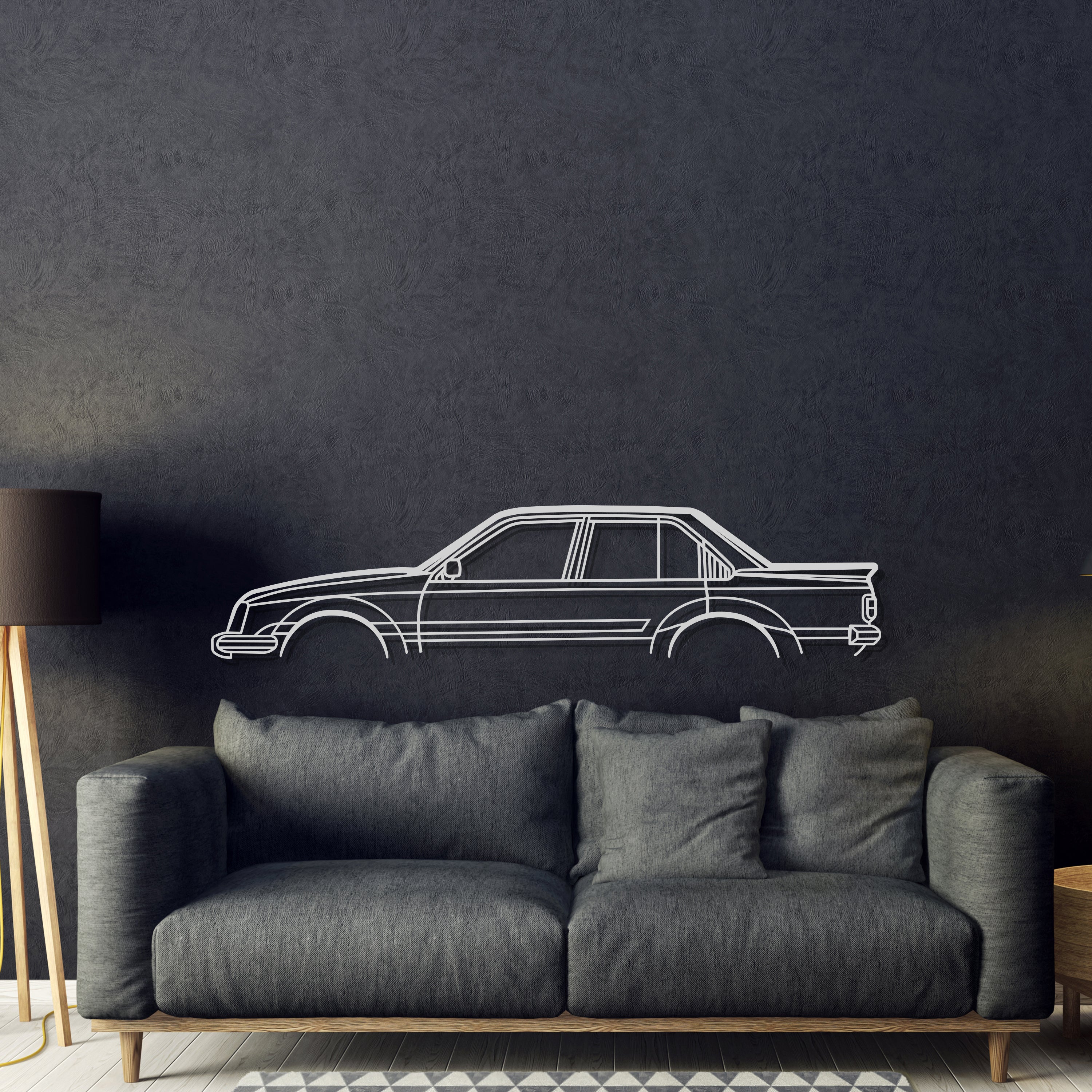 Commodore VC Brock Metal Car Wall Art - MT0906