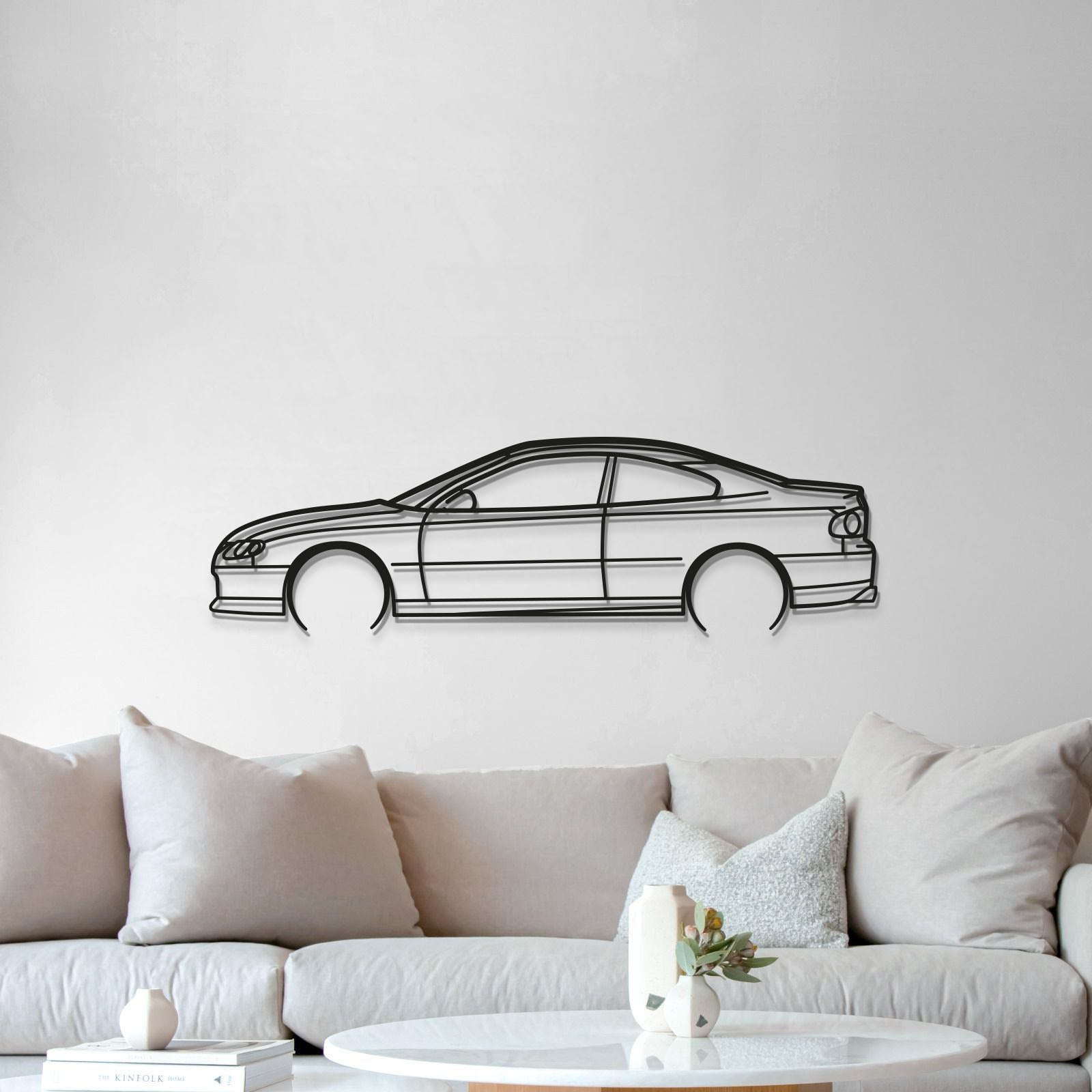 Monaro V8 Detailed Metal Car Wall Art - MT1053