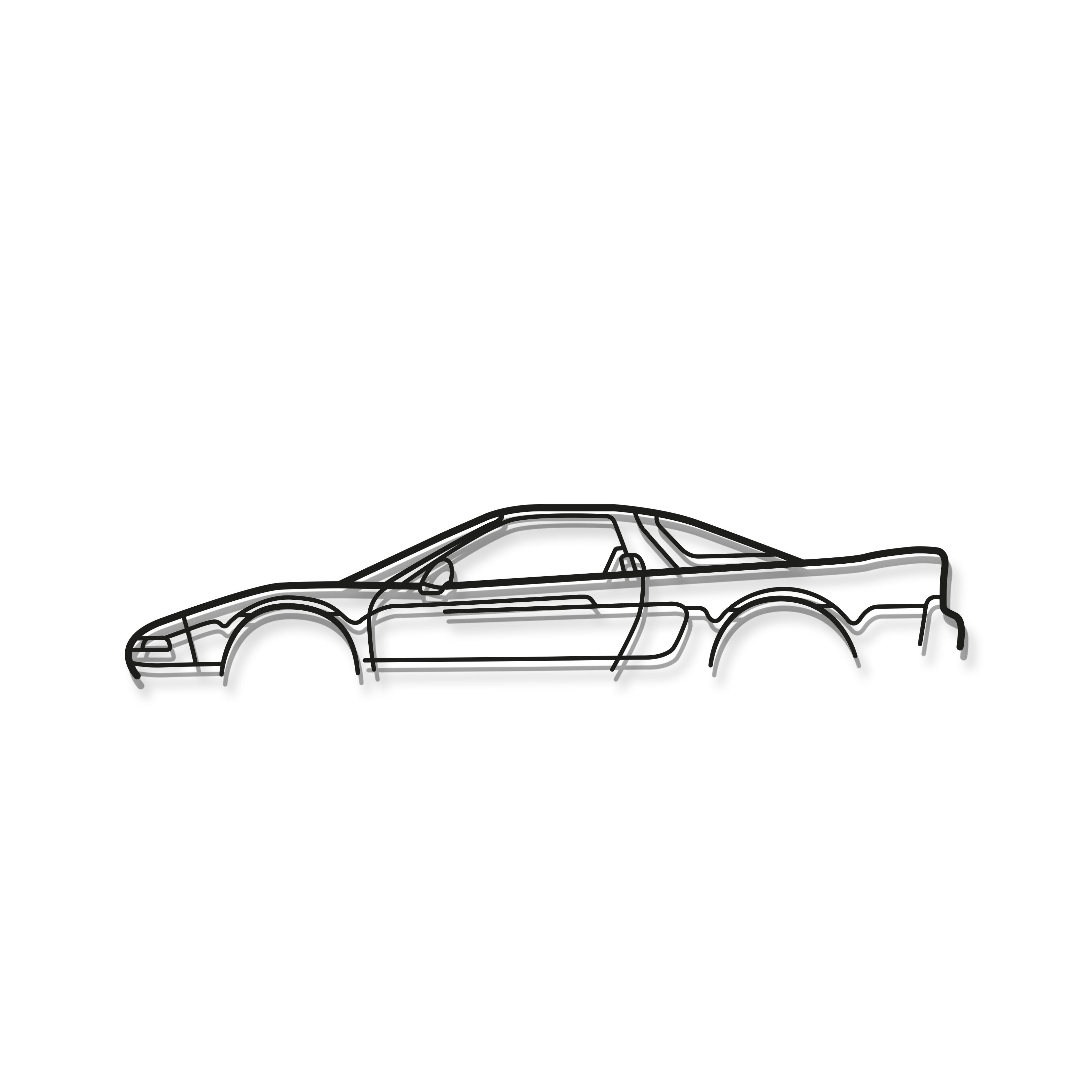 NSX Na1 Classic Metal Car Wall Art - MT1066