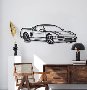 NSX Perspective Metal Car Wall Art - MT1128