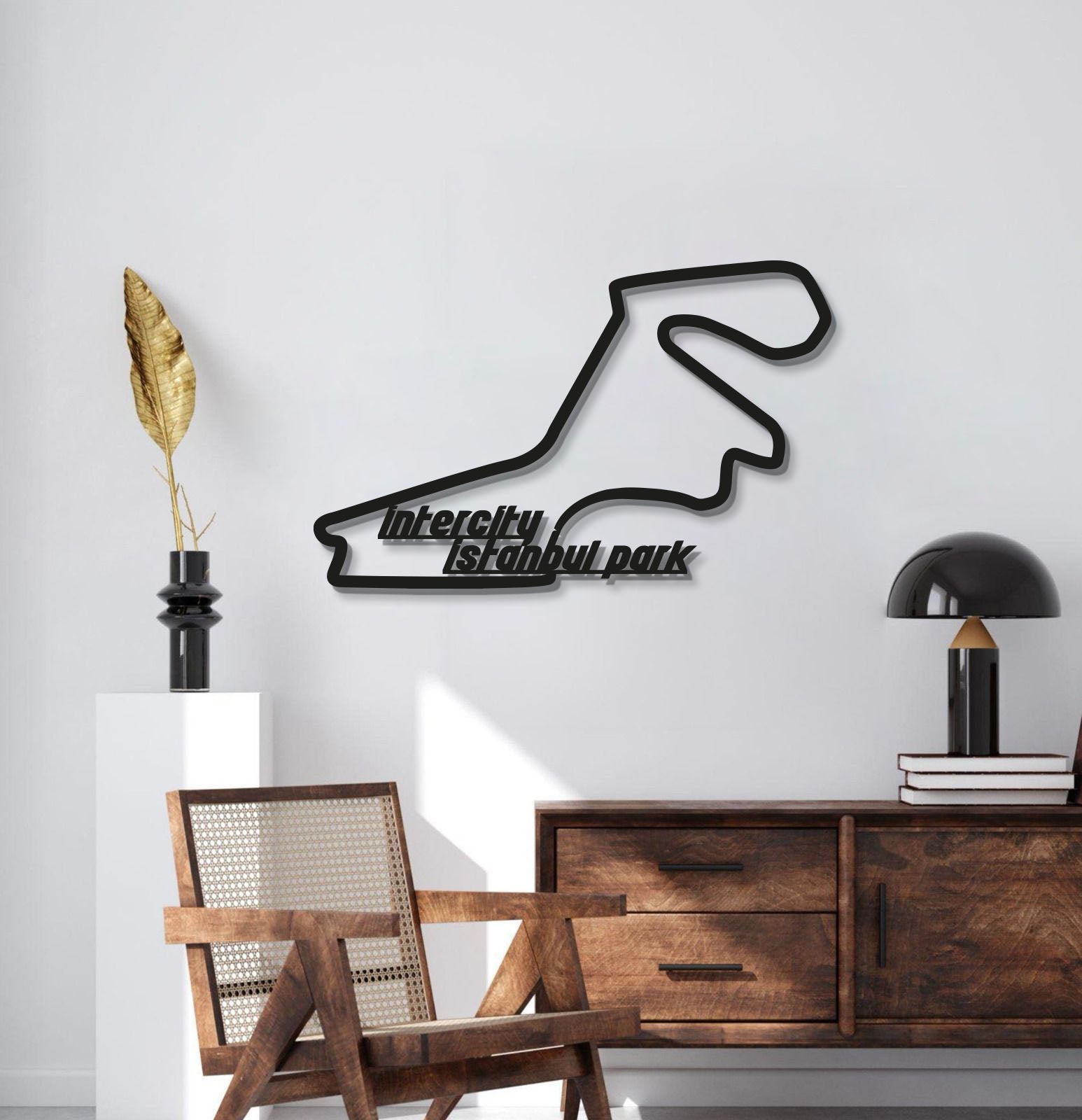 Intercity Istanbul Park Formula 1 Metal Circuit Wall Art - MT0995