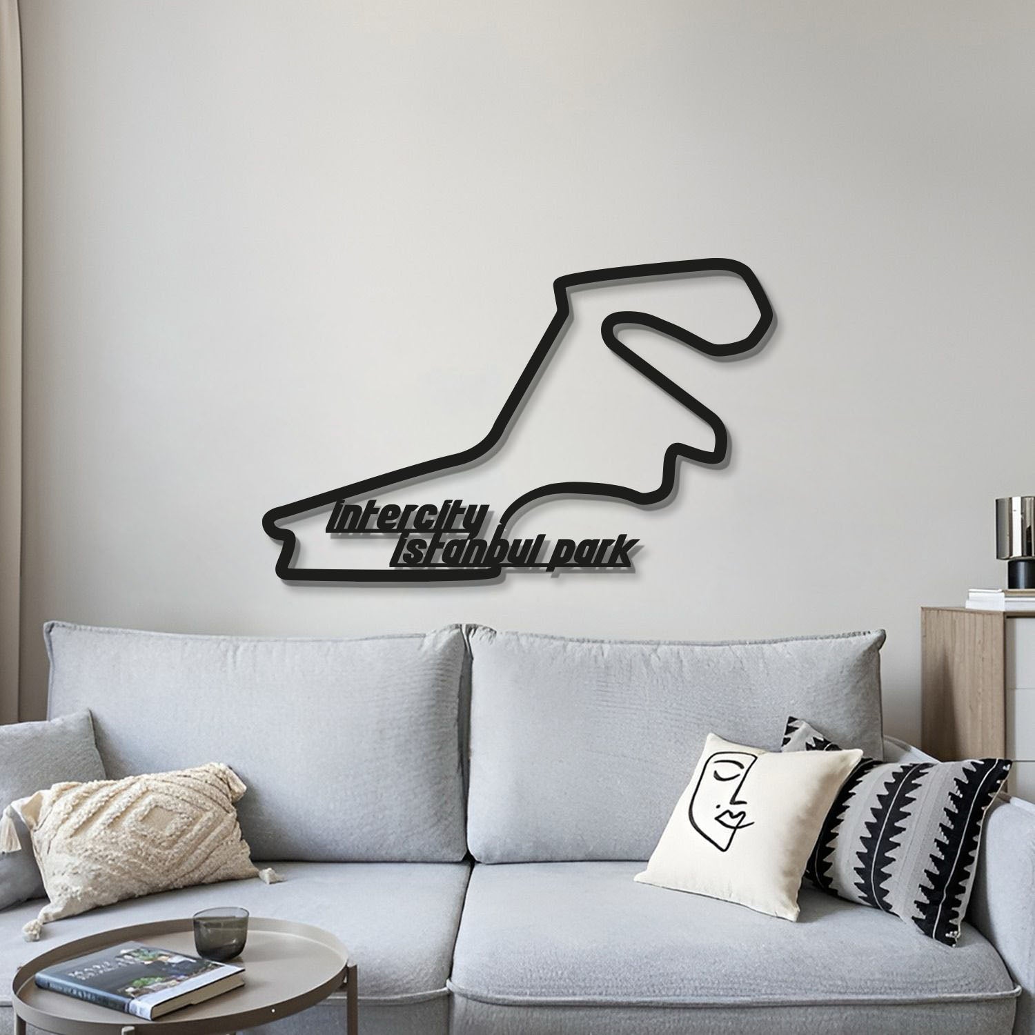 Intercity Istanbul Park Formula 1 Metal Circuit Wall Art - MT0995