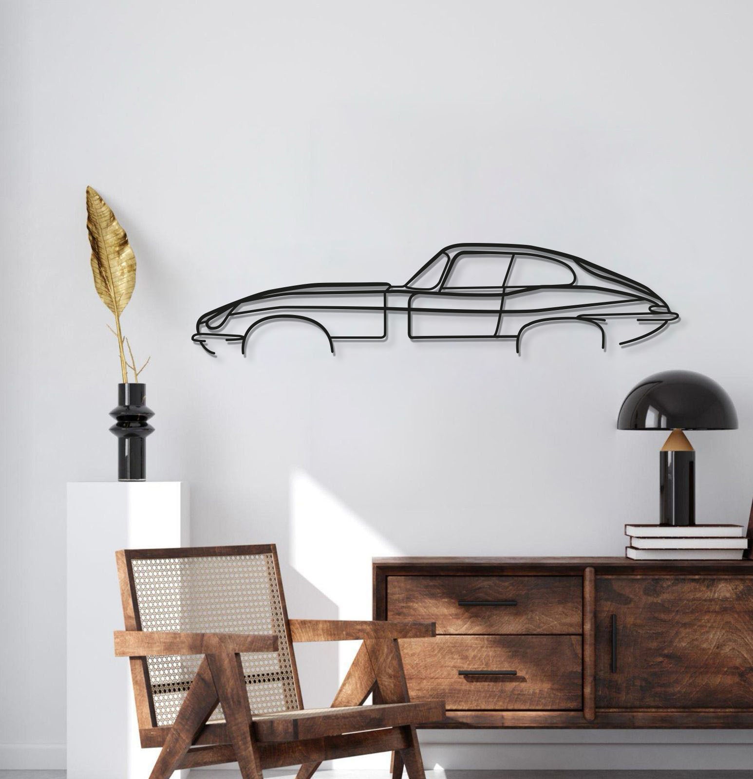 E-Type Classic Metal Car Wall Art - MT0931