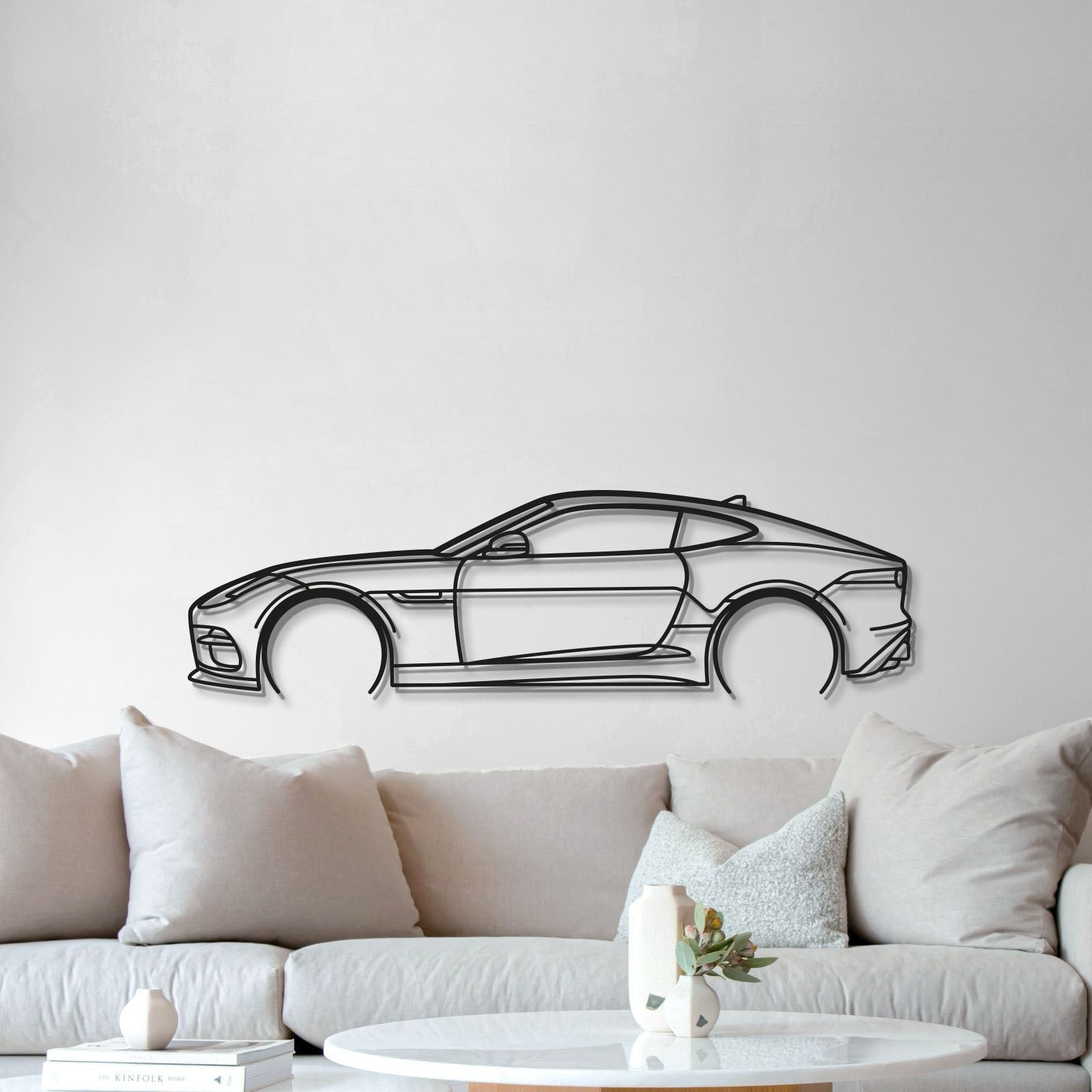 F-Type R Metal Car Wall Art - MT0968