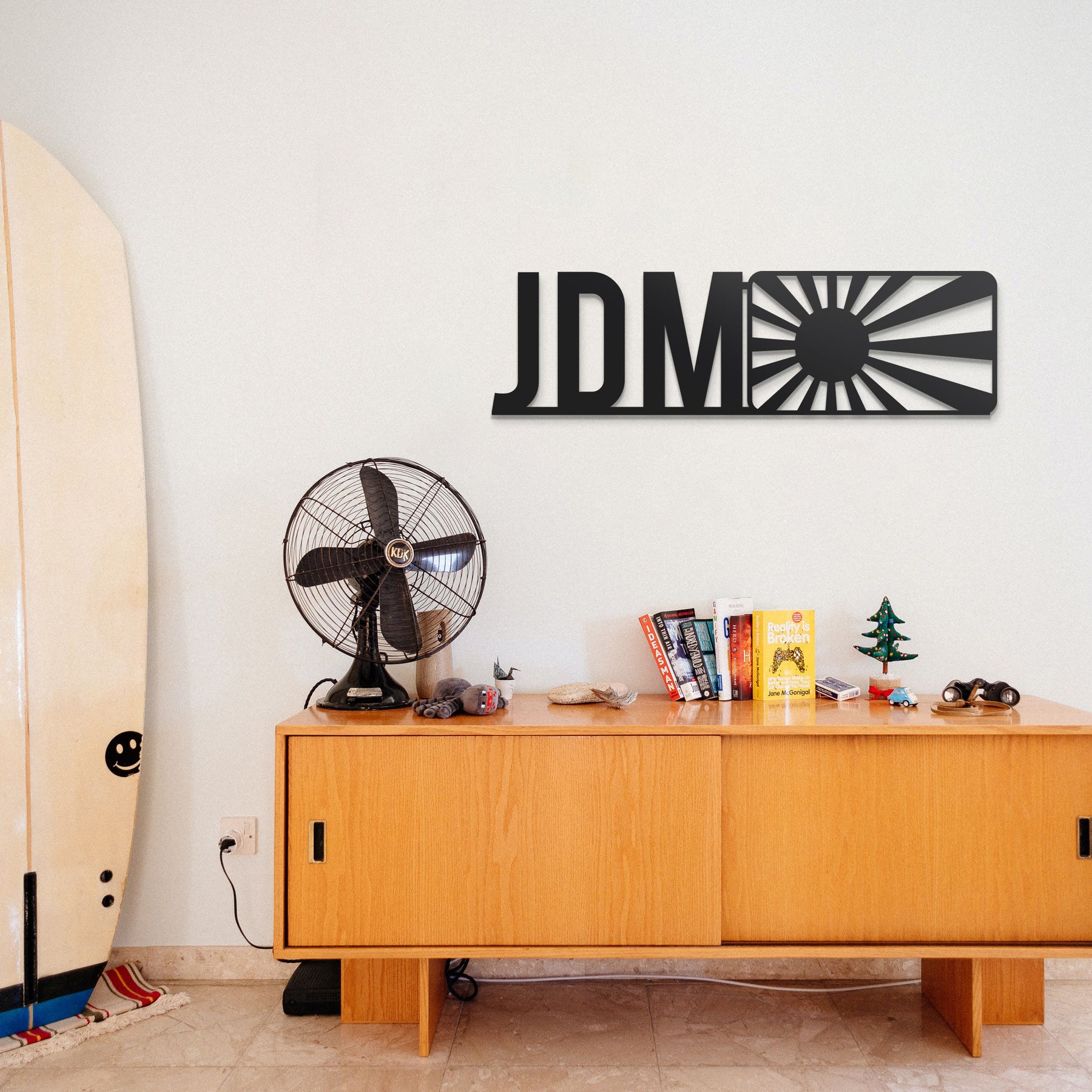 JDM Flag Metal Car Culture Wall Art - MT1233