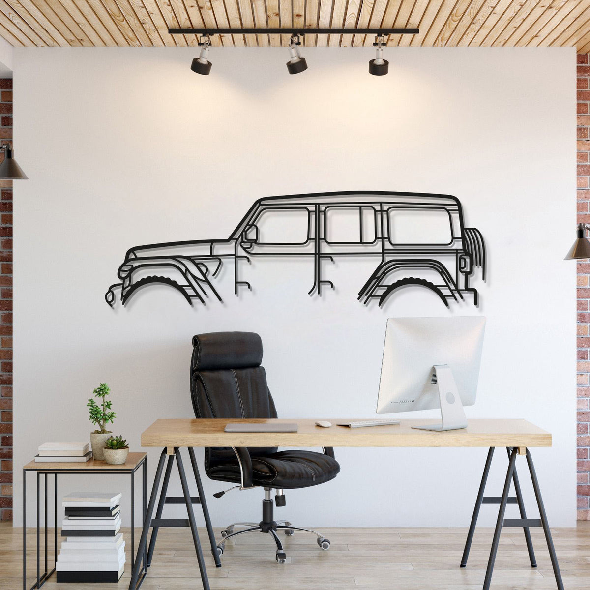 Wrangler Classic Metal Car Wall Art - MT1110
