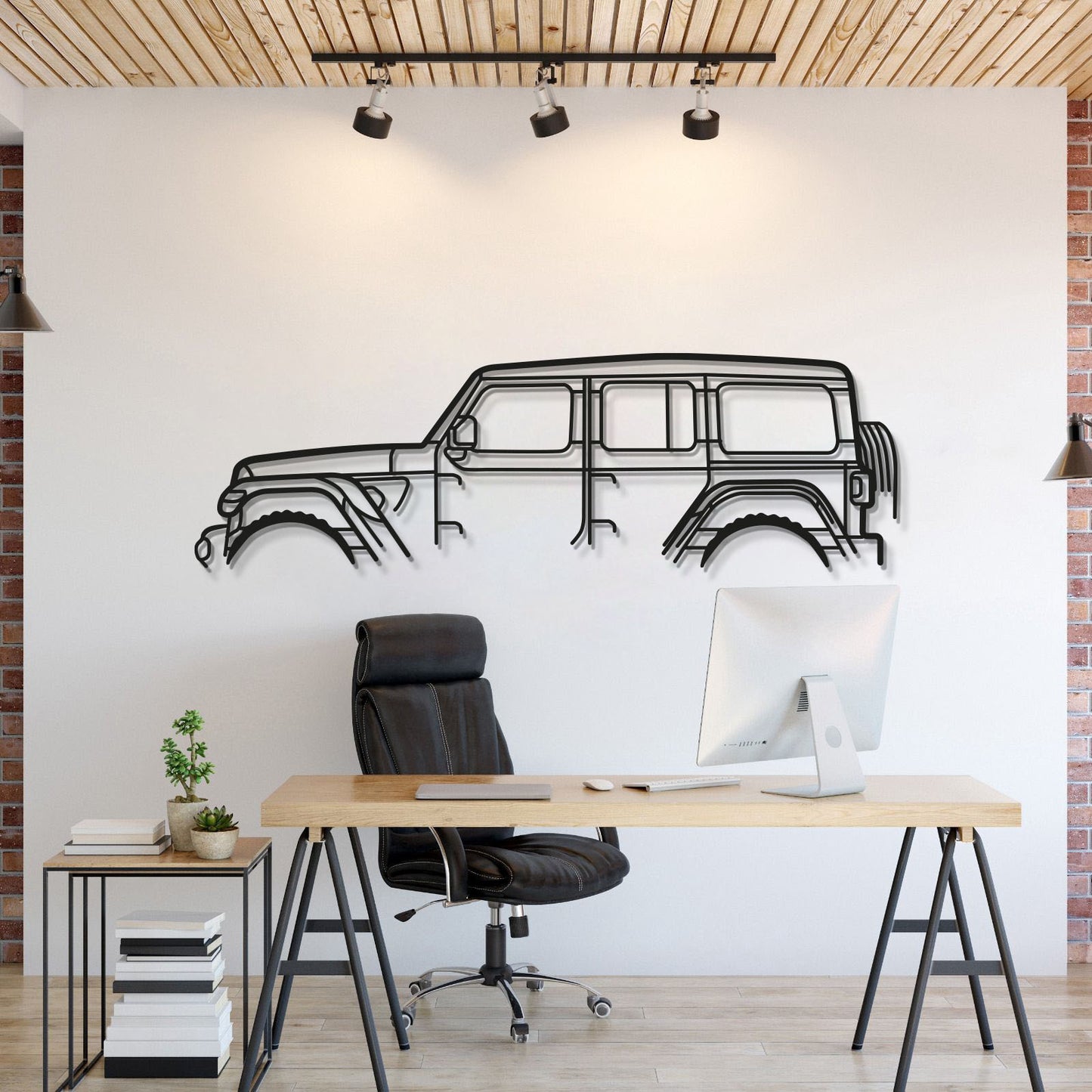 Wrangler Classic Metal Car Wall Art - MT1110