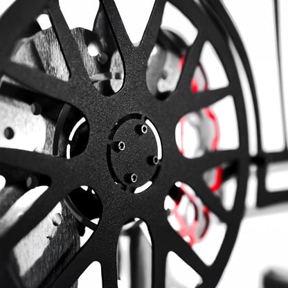 2019 911 GT2 RS Wall Art – Steel Cut with Spinning Wheels-KAFMEKA006