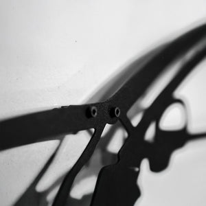 2022 Golf GTI Wall Art – Steel Silhouette with Spinning Wheels-KAFMEKA010