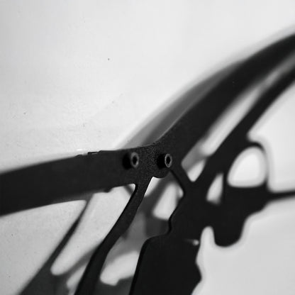 2022 Golf GTI Wall Art – Steel Silhouette with Spinning Wheels-KAFMEKA010