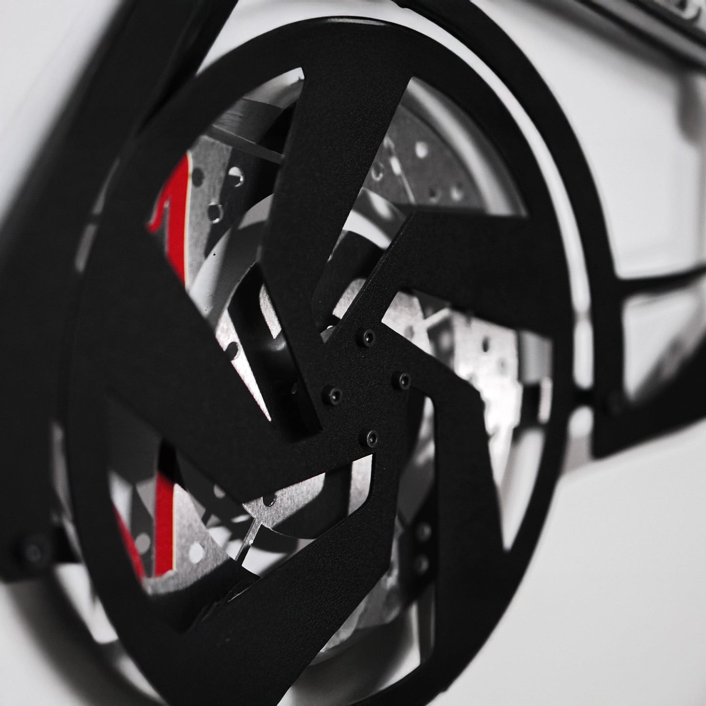 2022 Golf GTI Wall Art – Steel Silhouette with Spinning Wheels-KAFMEKA010