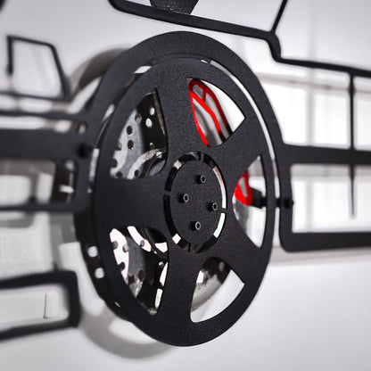 E36 M3 Wall Art – Classic Steel Silhouette with Spinning Wheels-KAFMEKA015