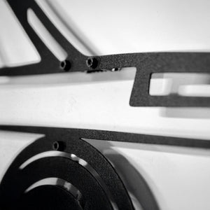 Impala Wall Art – Classic Steel Silhouette with Spinning Wheels-KAFMEKA019