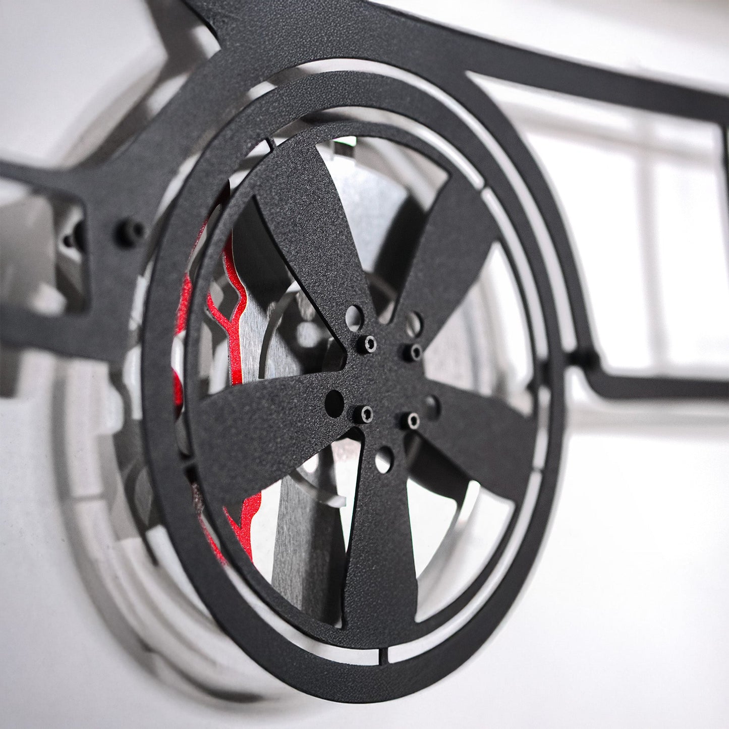 1969 Camaro Wall Art – Classic Steel Silhouette with Spinning Wheels-KAFMEKA021