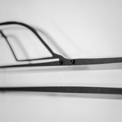 1964 Impala Wall Art – Classic Steel Silhouette with Spinning Wheels-KAFMEKA022