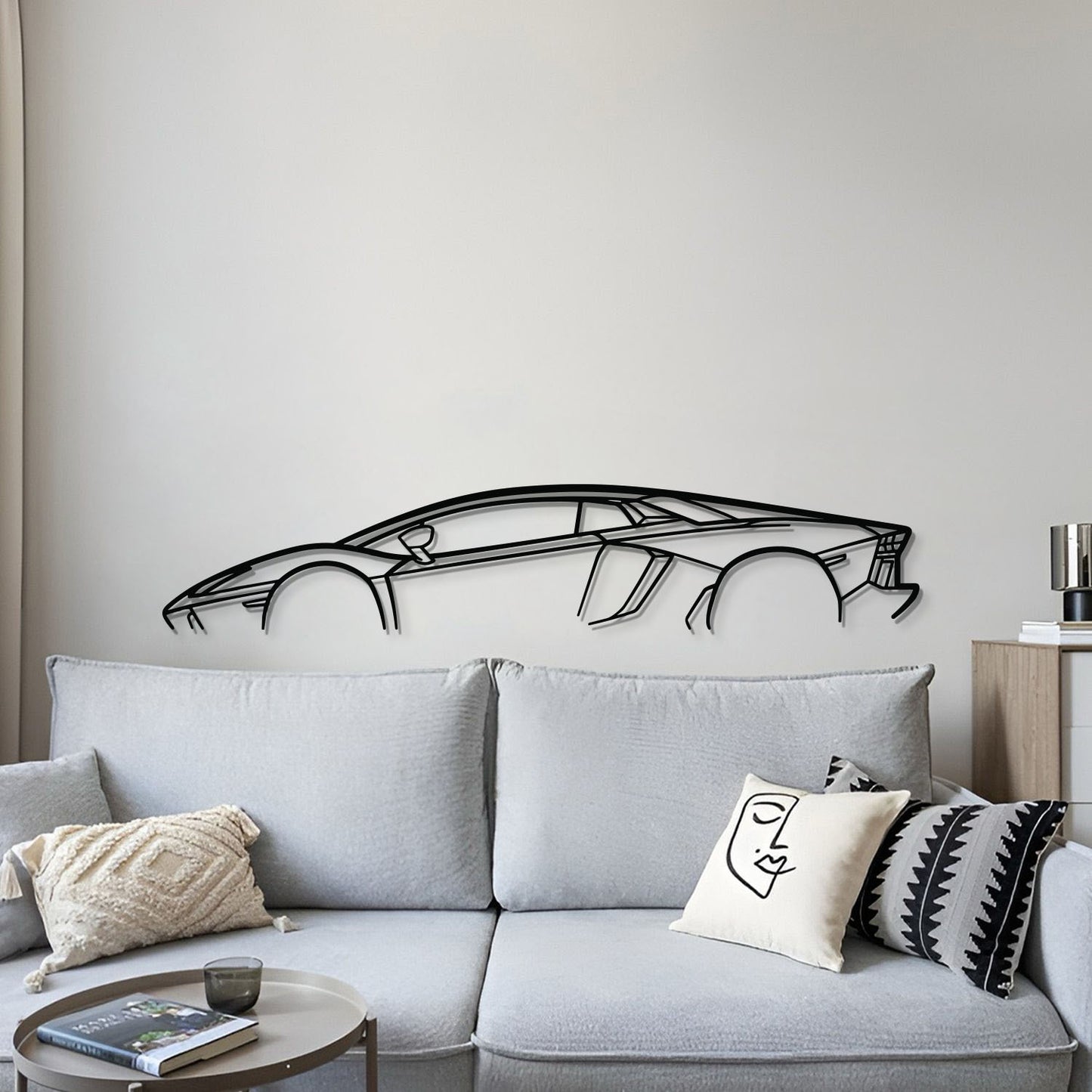 Aventador Metal Car Wall Art - MT0888