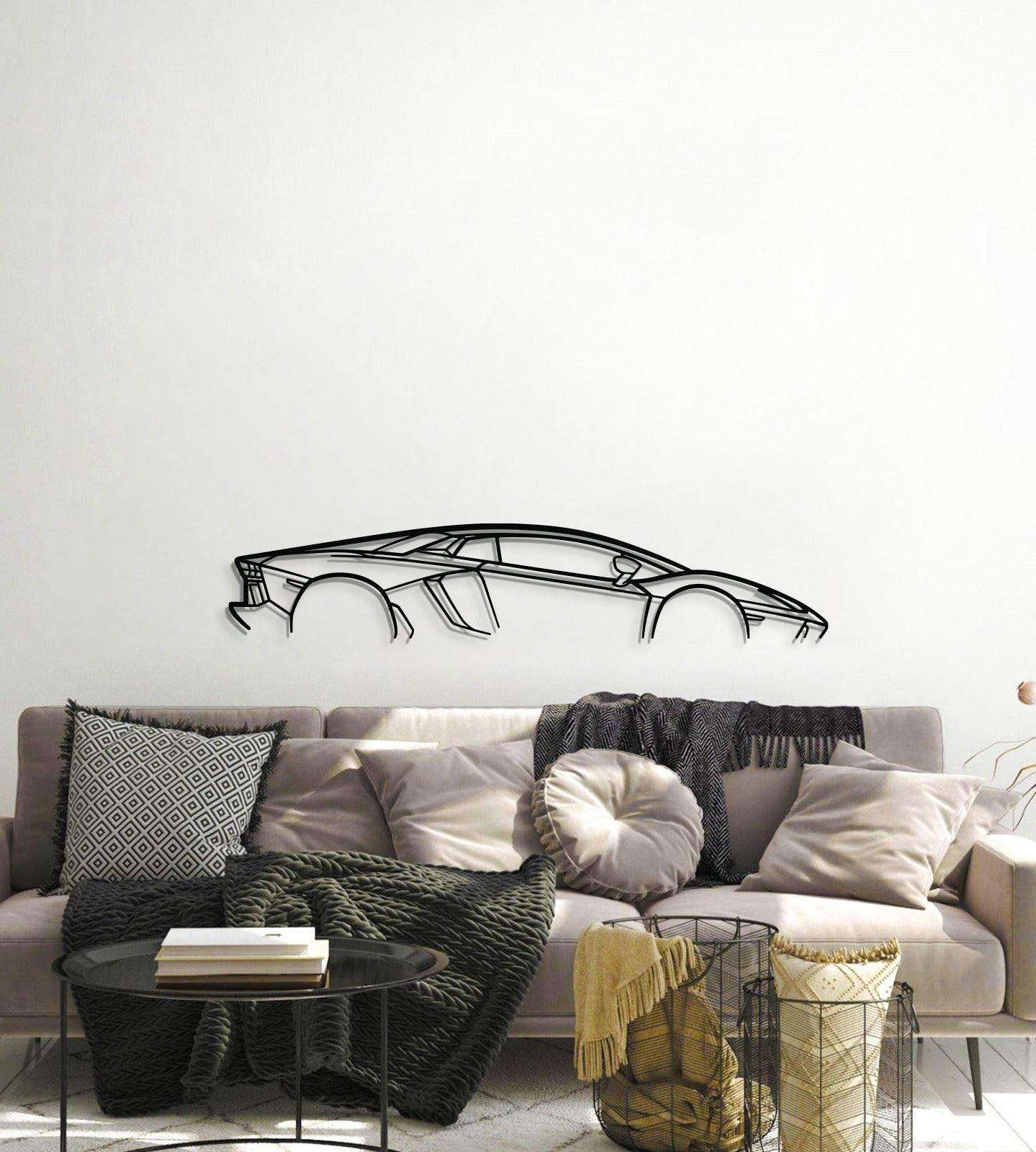 Aventador Metal Car Wall Art - MT0888