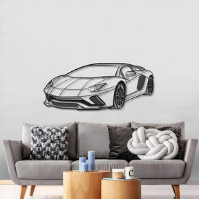 Aventador Perspective Metal Car Wall Art - MT0448