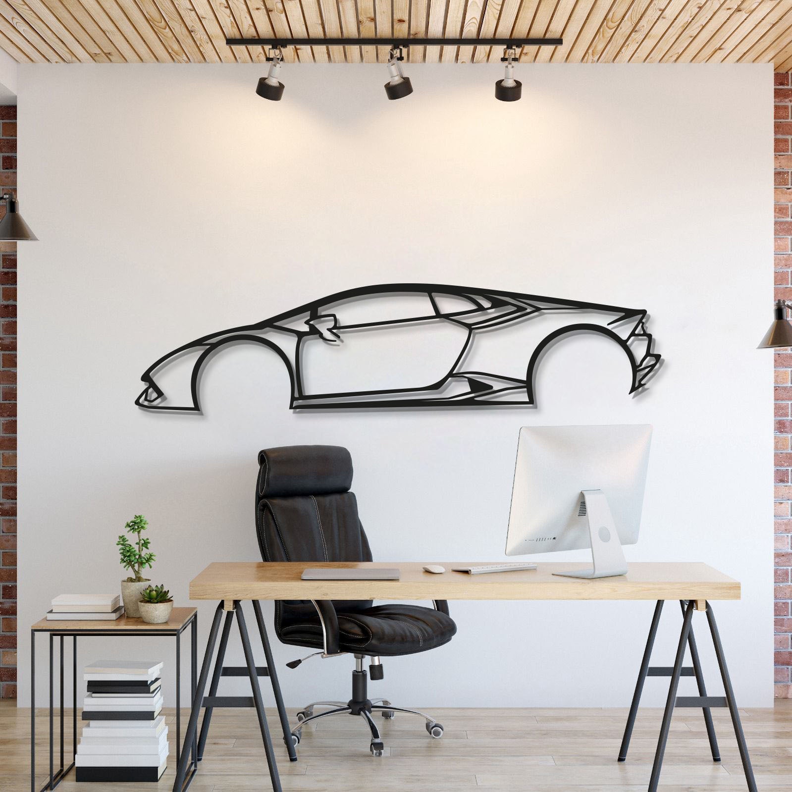 Huracan Metal Car Wall Art - MT0990