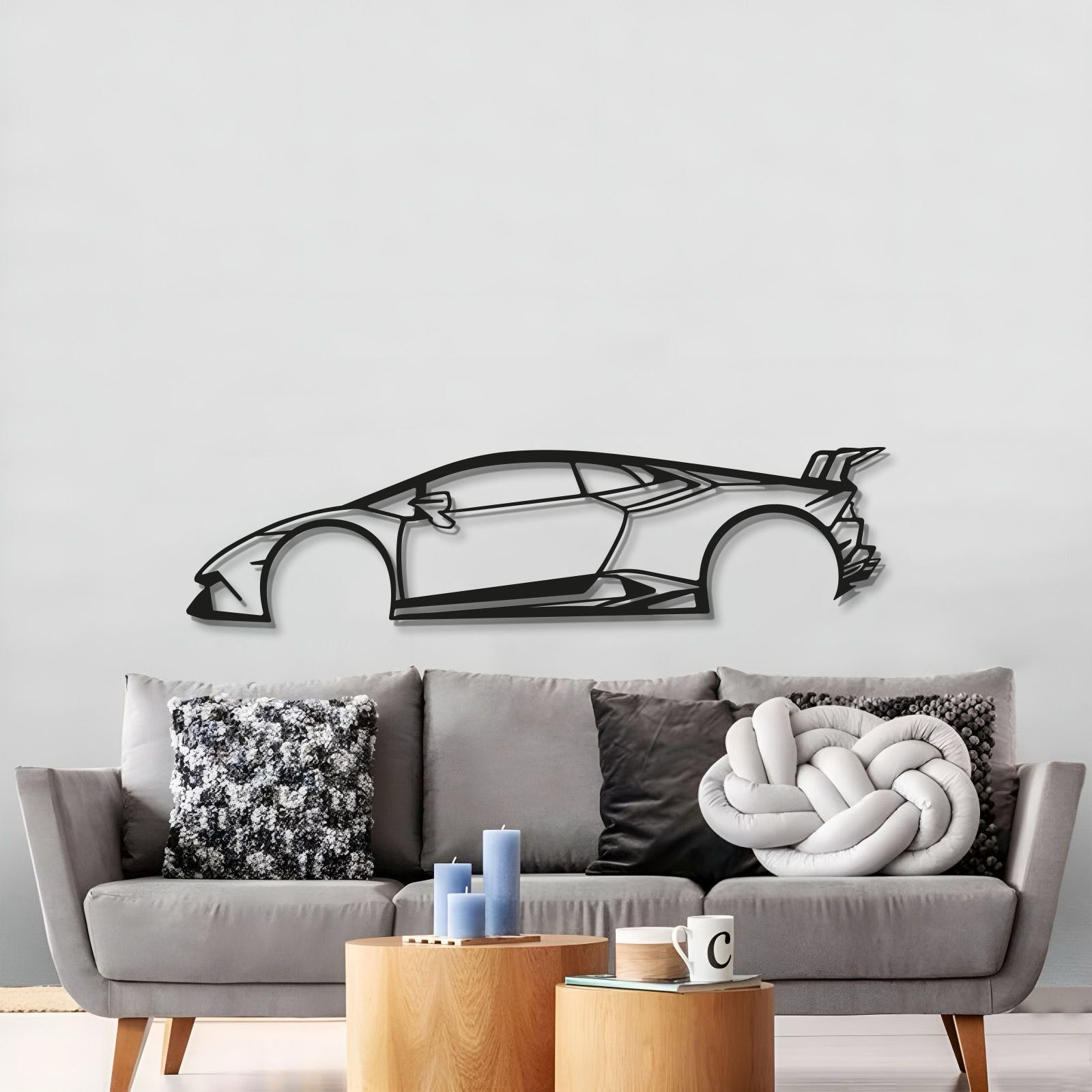 Huracan Performante Metal Car Wall Art - MT0991