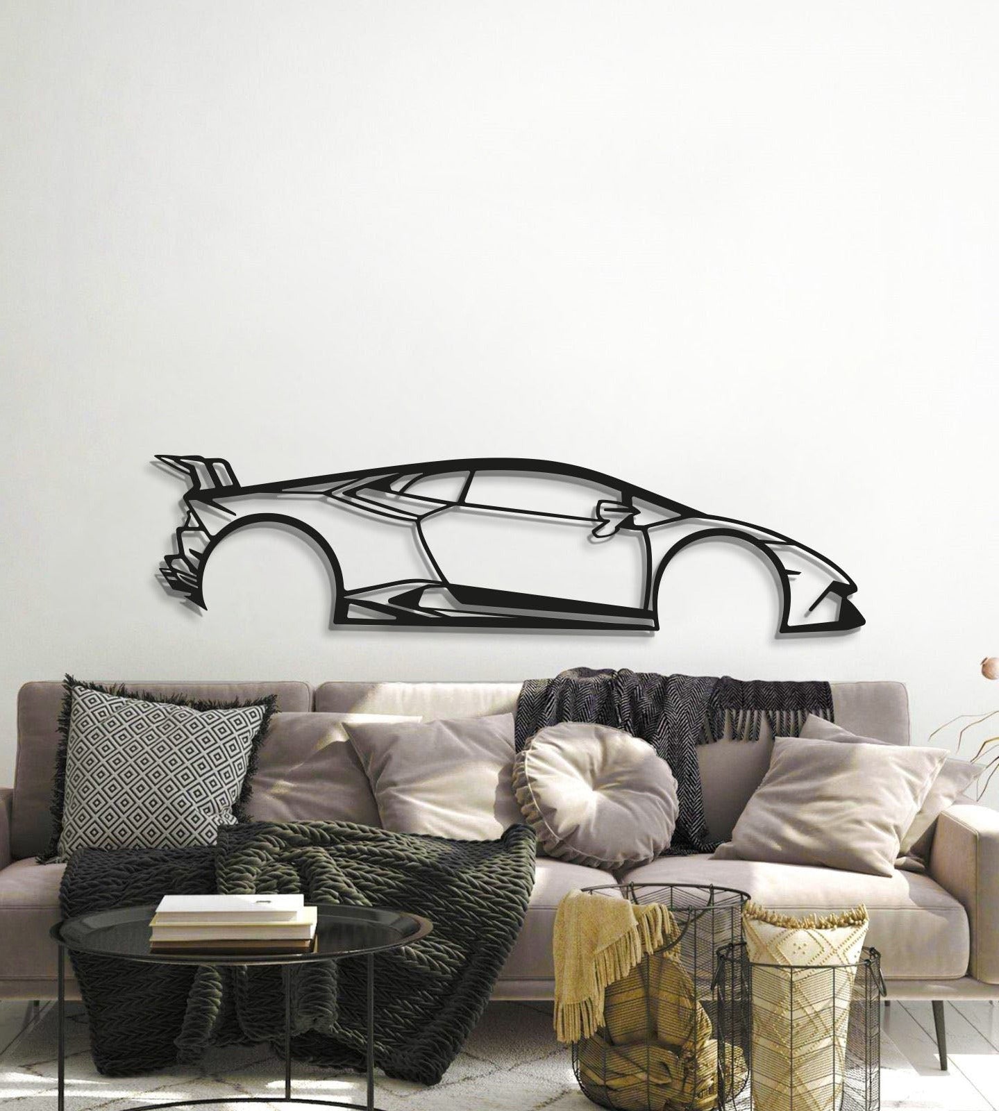 Huracan Performante Metal Car Wall Art - MT0991