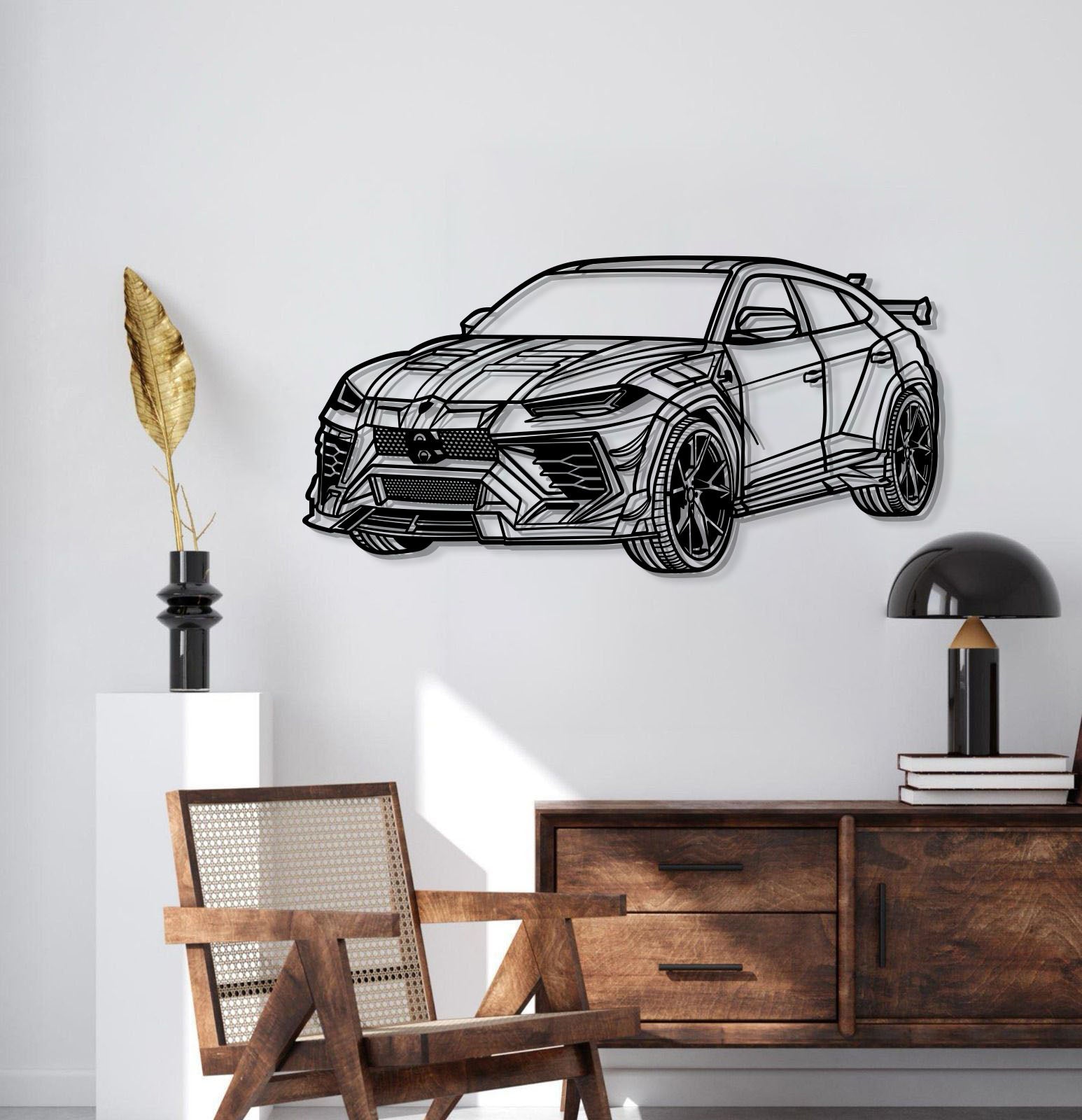 Urus Mansory Perspective Metal Car Wall Art - MT1280