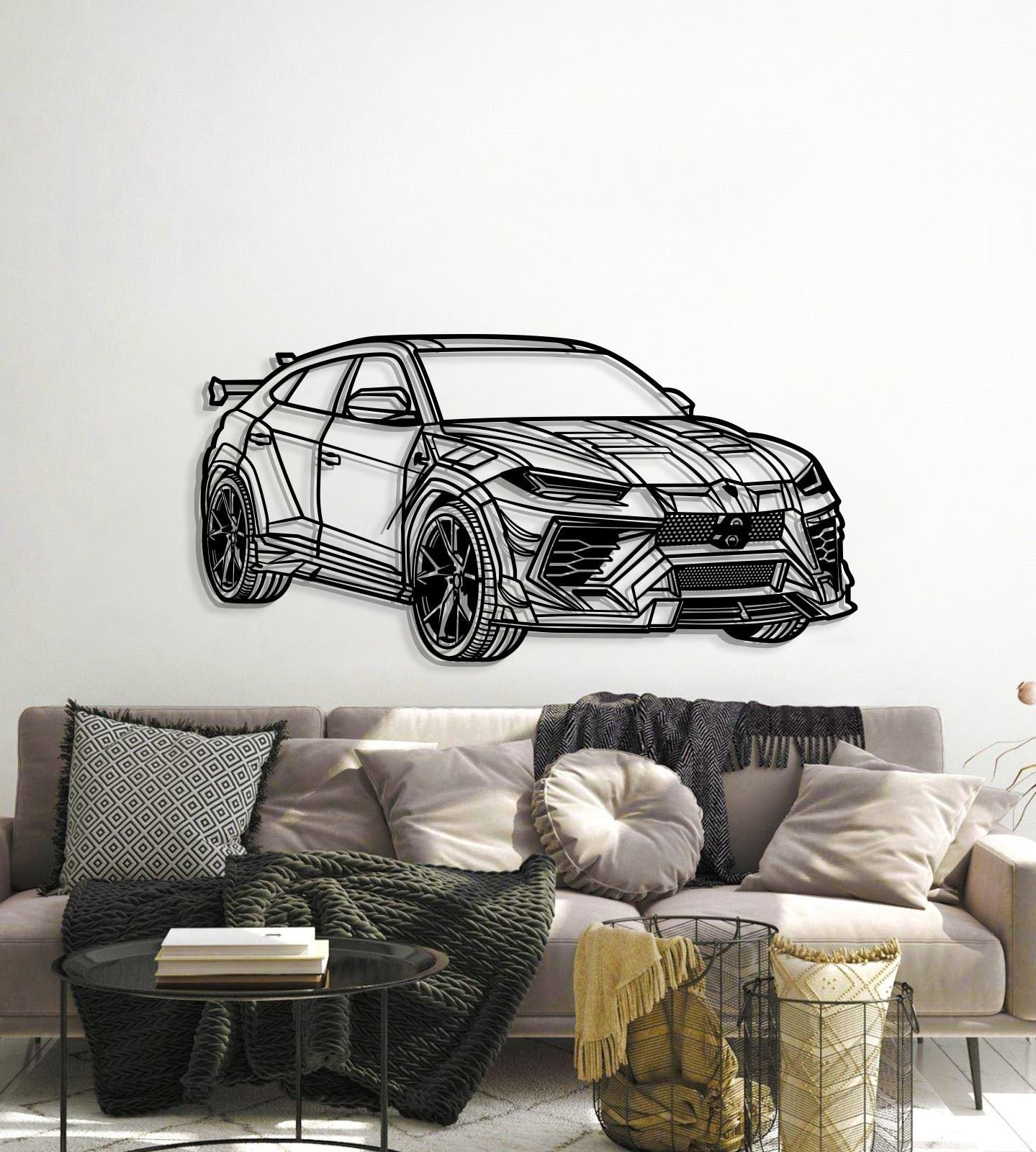 Urus Mansory Perspective Metal Car Wall Art - MT1280