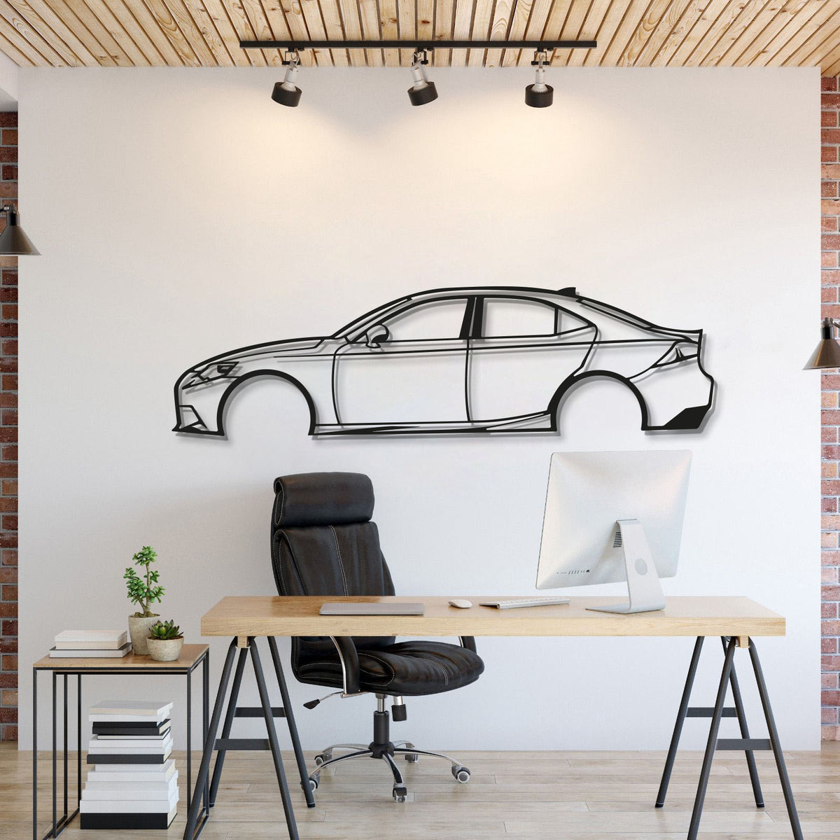 Lexus IS350 Metal Car Wall Art - MT1000