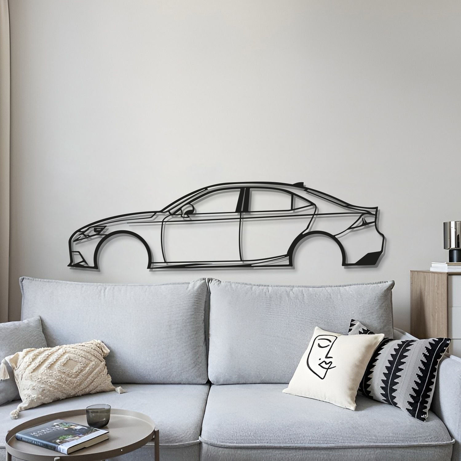 Lexus IS350 Metal Car Wall Art - MT1000