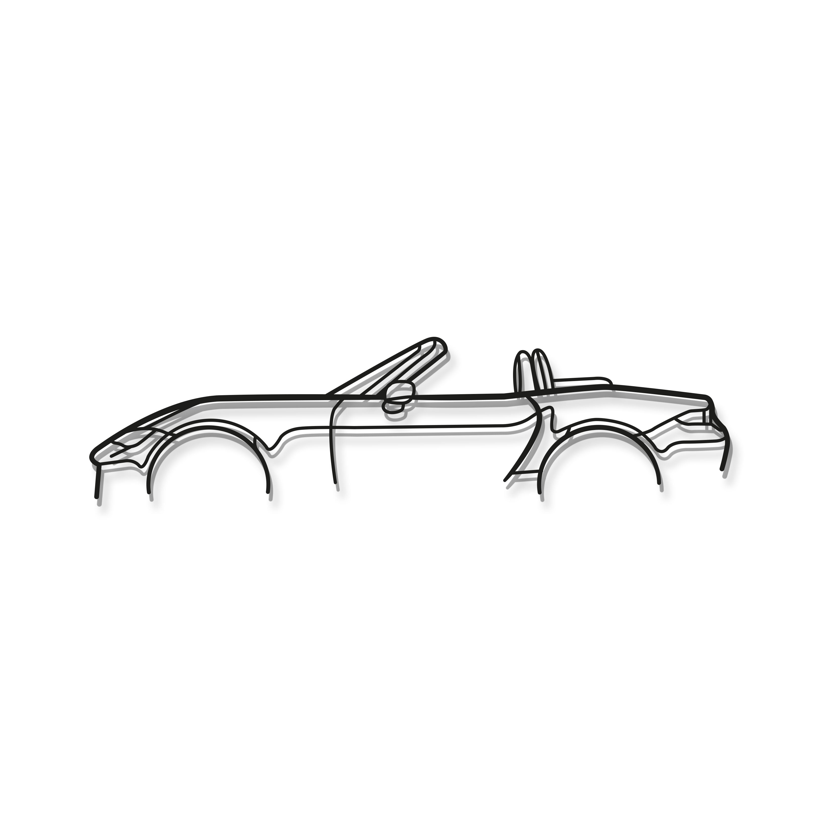 MX-5 ND Classic Metal Car Wall Art - MT1063