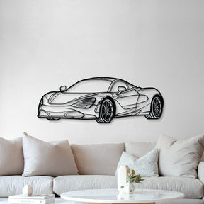 720S Perspective Metal Car Wall Art - MT1129